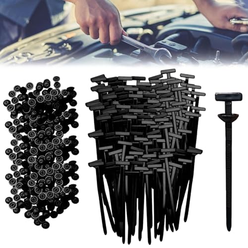 100 tk nailonist universaalsed kaablisideme pandlad, kaablisideme klambrid, kere, multifunktsionaalsed autoklambrid igapäevaseks automaatseks kinnitamiseks