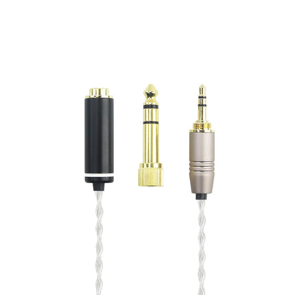 HansnBy 3,5 mm 1/8" TRS isas- ja 6,3 mm 1/4" adapter 4,4 mm tasakaalustatud emas-kõrvaklappide audioadapteri kaabel