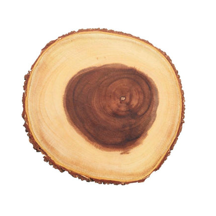ARTESA KitchenCraft naturaalsest puidust juustulaud/serveerimisvaagen koorekarva servaga, 25 cm (10") - ümmargune, pruun, 21 cm (8")