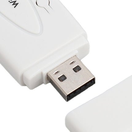 Kahesageduslik WiFi-adapter, 300Mbps WiFi-adapter Ralink RT3572 kiibistikuga USB WiFi-adapterile 2.4G 5.8G kahesageduslik