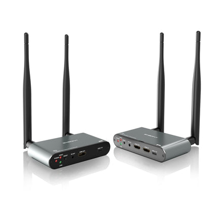Svbony TransAir2 4K HDMI pikamaa edastussüsteem, toetab maksimaalselt 1TX kuni 4RX, 4K saatjat ja vastuvõtjat, latentsusaega 0,06 s, edastusulatust 300 m, silmusväljundit ja IR-kaugjuhtimispulti.