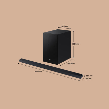 SAMSUNGi heliriba HW-S700D/ZF - üliõhuke disain, Dolby Atmos Wireless, Q-Symphony, 3.1 kanalit ja SpaceFit heli