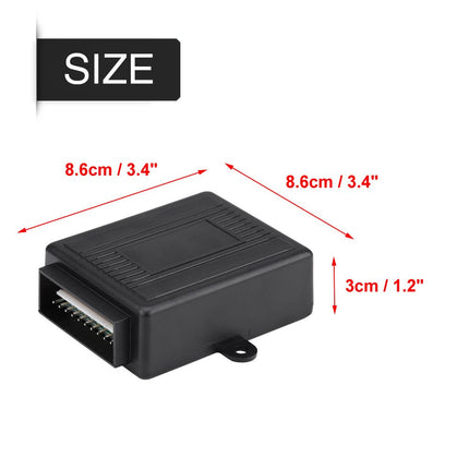12V±2V auto kesklukustus, 3,4 * 3,4 * 1,2-tolline kaugjuhtimispult kesklukustuse jaoks, universaalne auto ukselukk, kesklukustus