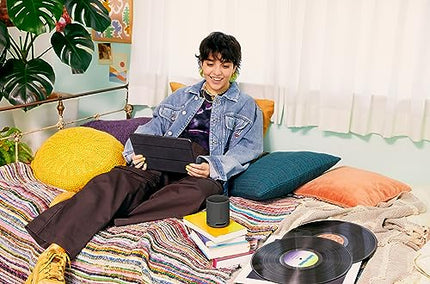 Sony SRS-XB100 - Wireless Bluetooth speaker, portable, lightweight, compact, outdoor, travel, durable, IP67 waterproof and dustproof, 16-hour battery life, carrying strap, hands-free function, black
