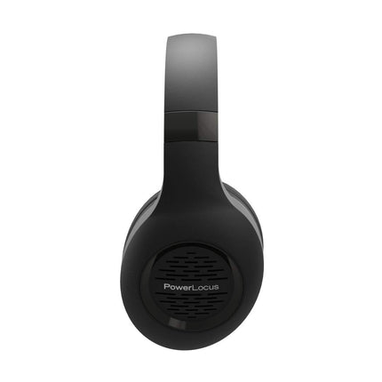PowerLocus Bluetooth-kõrvaklapid, juhtmevabad kokkupandavad kõrvaklapid mikrofoniga, Hi-Fi stereo, sügav bass, pehmed kõrvaklapid, juhtmevabad ja juhtmega peakomplekt mobiiltelefonile, tahvelarvutile, arvutile (must)