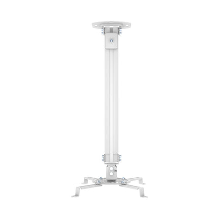 PureMounts kallutatav ja pööratav laekinnitus projektoritele, aukude vahe kuni 320 mm, kaugus laest 545–900 mm, kandevõime 13,5 kg, värv valge