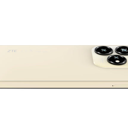ZTE nutitelefon Blade V60 VITA 2024 (16,76 cm (6,6 tolli) HD+ ekraan, 4G LTE, 4 GB muutmälu ja 256 GB sisemälu, 50 MP põhikaamera ja 8 MP esikaamera, kahe SIM-kaardiga kaamera, Android 13) kuldne