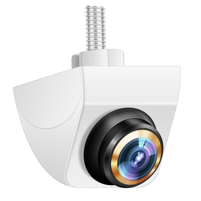 Zoelele AHD 1080P tagurduskaamera autole, 170° lainurk-tagurduskaamera dünaamilise trajektoori ja selge öise nägemisega, 360° pööratav tagurduskaamera autole, pikapile, maasturile, haagissuvilale 12V-24V (valge)