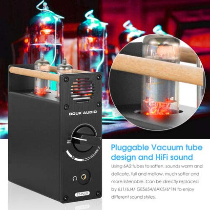 Douk Audio T3 Plus Mini vaakumtoru eelvõimendi MM/MC Phono lava kõrvaklappide võimendi toru eelvõimendi