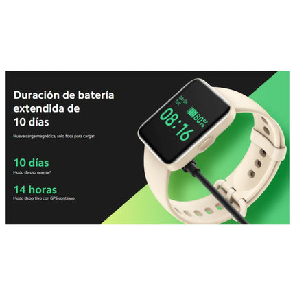 Xiaomi Redmi Watch Lite 2 nutikell (1,55" TFT LCD puuteekraan; pulsi ja unetsükli mõõtmine/jälgimine; GPS; õhurõhk ja kõrgusemõõtja; 17 spordirežiimi; 5 sularahaautomaati; 10-päevane aku tööiga) must