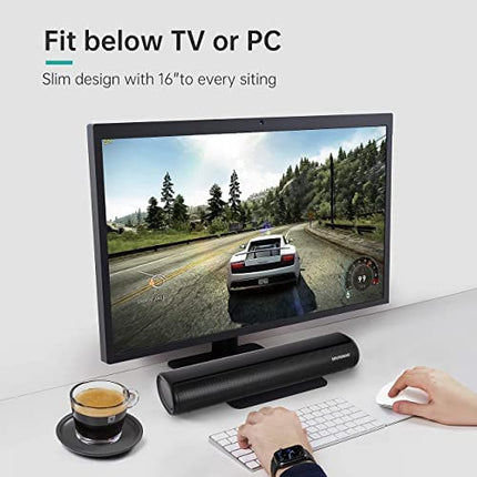Heliriba telerile, arvutile, mängukõlarile, puldiga, 2.0 kanaliga 3 ekvalaiser, 30W, 20-tolline mini Bluetooth 5.0 muusikakast kodukino meelelahutussüsteemile koos RCA, USB, optilise ja AUX-pordiga