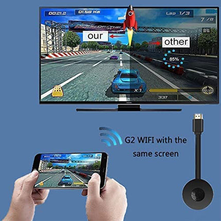 Traadita WiFi-ekraaniadapter, HDMI 4K 1080P adapter, voogedastus-TV-pulk, DLNA / AirMirror / Airplay / Miracasti tugi, iOS 8+ / Android 5.0+ / Mac / Windows 7+ jaoks