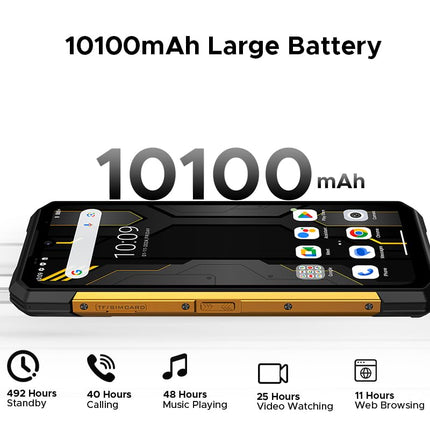 DOOGEE S200X 5G SIM-kaardi lukustamata mobiiltelefonid, 32 GB + 512 GB, aku 10100mAh/33W, vastupidav 4G nutitelefon ilma lepinguta, 100MP + 20MP (Vision Nocturne) + 20MP, Android 14 6.72 AMOLED FHD+, NFC Orange