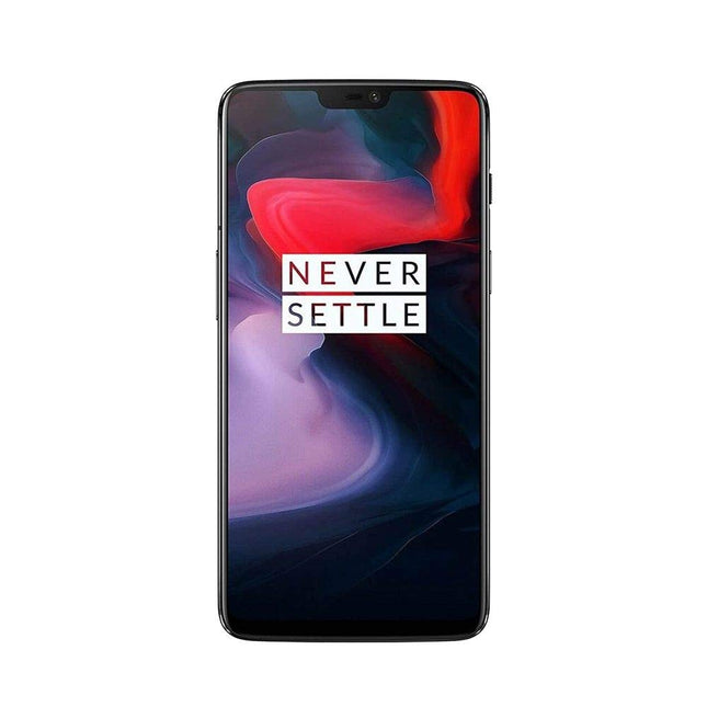 OnePlus 6 nutitelefon (15,95 cm (6,28 tolli) 19:9 puuteekraan, 128 GB sisemälu, Android 8.1 Oreo / Oxygen OS 5.1), peegelmust