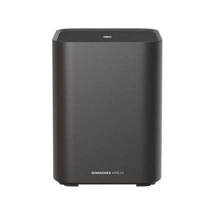 Sennheiser AMBEO subwoofer teleri ja muusika jaoks - EL pistik - 3D ruumiline heli - sügav, läbistav bass kuni 27 Hz - 8-tolline subwoofer 350 W D-klassi võimendiga - ühildub AMBEO heliribadega, must