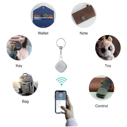 Nutale Findthing võtmeleidja hall 4 tk - leia võtmed rakenduse Bluetooth, iOS-i ja Androidi kogukonna otsingufunktsiooniga, esemete jälgimise tugi, rahakoti jälgija, hea idee kadunud esemete jaoks