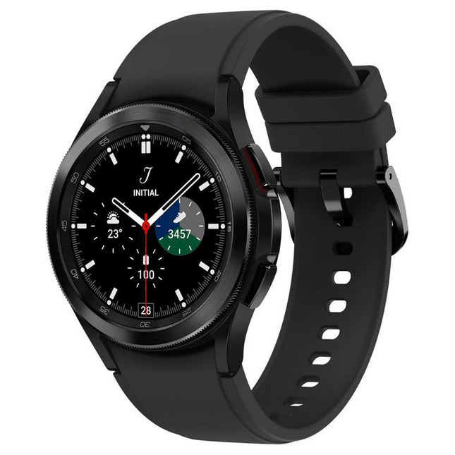 Samsung Galaxy Watch4 Classic, ümar Bluetooth nutikell, Wear OS, pöörlev raam, fitnesskell, aktiivsusmonitor, 42 mm, must