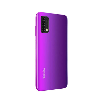Blackview A 90 - õhuke ja kerge nutitelefon - kahe SIM-kaardiga telefon - 4 GB RAM + 64 GB ROM - 185 g kerge - Android 11 - kaasahaarav mängimine kiire RAM-iga - Euroopa versioon - lilla
