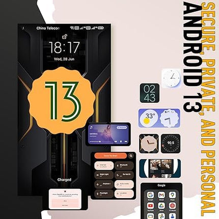 Ulefone Armor X12 õuetelefon Android 13 Go, 6GB+32GB(SD-256GB) IP69K vastupidav nutitelefon ilma lepinguta, soodne 4860mAh aku, 13MP+8MP 5.45" HD+, IP68K veekindel 4G kahe SIM-kaardiga, 3 kaardipesa/NFC/OTG/GPS