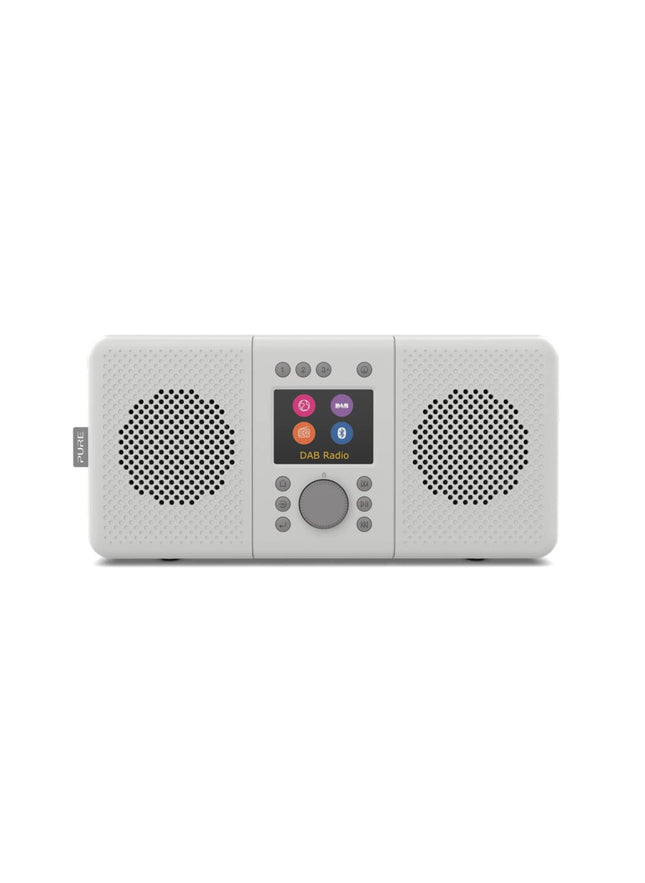 Pure Elan Connect+ kõik-ühes stereo internetiraadio DAB+ ja Bluetooth 5.0-ga (DAB/DAB+ ja FM-raadio, internetiraadio, TFT-ekraan, 20 jaama eelseadistust, muusika voogedastus, taskuhäälingud) kivihall