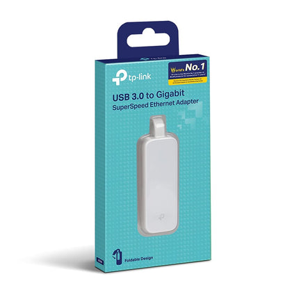 TP-Link UE300 USB-Etherneti adapter, USB 3.0 - RJ45 1000Mbps Etherneti LAN-võrguadapter, ühenda ja mängi Windows 11/10, Mac OS ja Linux OS-iga, kokkupandav ja kaasaskantav disain (2 tk pakk)