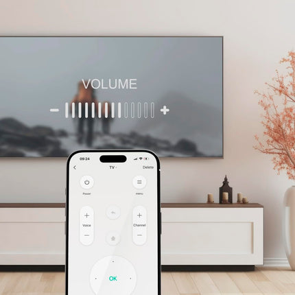 Hama Universalfernbedienung All in one (Infrarot Fernbedienung lernfähig, WLAN IR Fernbedienung, Smart Remote Fernbedienung, Smart Home IR-Sender, Smart IR-Fernbedienung, IR Hub, Ersatzfernbedienung)