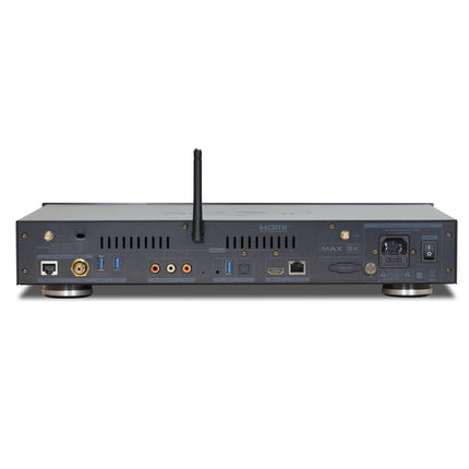 Dune HD Max 8K, täissuuruses meediapleier, Android Box, Dolb Visio, Atmo, kõvaketta riiul, lineaarne toiteplokk, TCXO, Hi-Fi I2S-E väljund, Hi-Fi S/PDIF väljund, 8Gb/64Gb