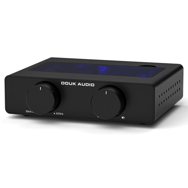 Douk A5 Stereo Amplifier with TPA3255 Chips, Class D Amplifier High-Pass Filter, Mini Amplifier for Desktop Bookshelf Speakers