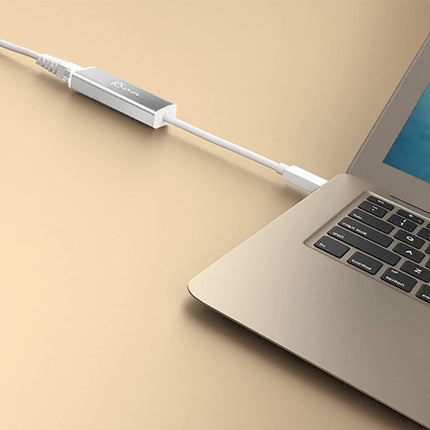 j5create USB 3.0 to Gigabit Ethernet Adapter - 10/100/1000 Ethernet RJ45 LAN Network Adapter for Mac, Windows 11/10/8.1/7, Chrome OS (JUE130)