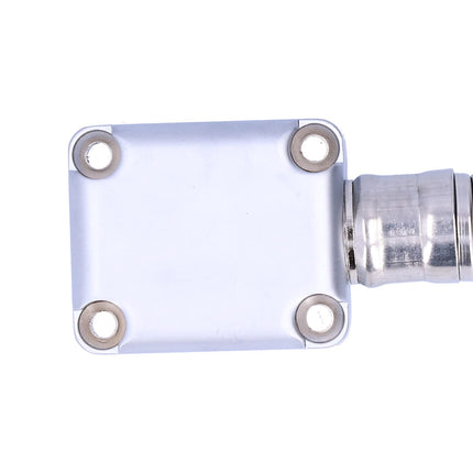 Leapiture Door Cable Protector, Stainless Steel Door Loop Cable Protector, Exposed Wire Protection Tube for Access Control System, Silver, 500 mm Length