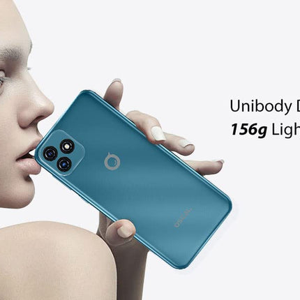 OSCAL C20 PRO Android 11 4G Smartphone Without Contract, Dual-SIM Mobile Phone, 6.08" HD+ Display, Unibody Design, Quad-Core 2GB RAM+32GB ROM, 2MP+8MP Dual Camera, 3380mAh Battery GPS Face Unlock Black