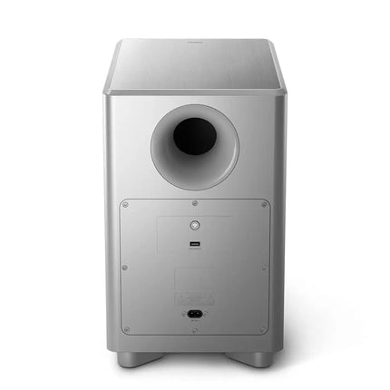Philips TAW8506 juhtmevaba subwoofer, 20 cm subwoofer Philipsi telerile, 300 W max, Super Bass subwoofer kodukinole, DTS PlayFi, Mõõtmed: 24 x 39 x 40 cm, hõbedane disain, TAW8506/10