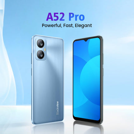 Blackview A52 PRO lukustamata mobiiltelefon, 8GB + 128GB (1TB väline SD), 6,5'' 90Hz pisaravärviline ekraan, 13MP + 5MP, kahe SIM-kaardiga Android 13 nutitelefon, 5180mAh aku, näotuvastus ja sõrmejäljelugeja, roheline