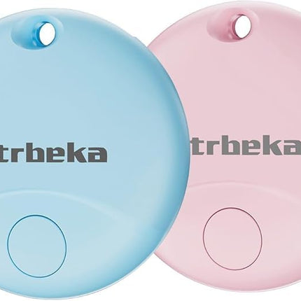 Ultrbeka Air Tag Key Finder 4-Pack MFi-Certified Tracker Compatible with Find My App (iOS Only), Item Finder for Keys, Luggage, Suitcases, Pets – Waterproof &amp; Replaceable Battery
