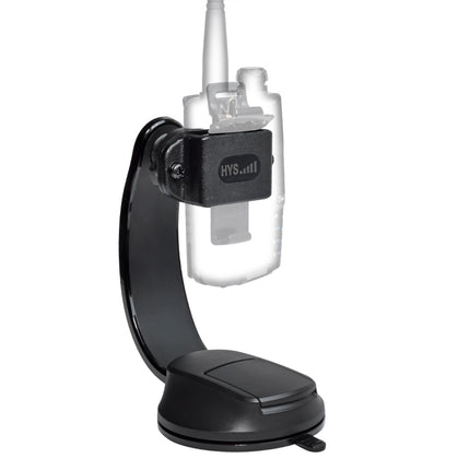 HYS Walkie Talkie hoidik, raadio iminapaga painduv kinnitus, mis ühildub QUANSHENG UV-K5 Baofeng UV5R Motorola Talkabout TLKR raadioga, tagaklambriga