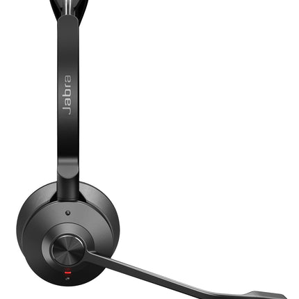 Jabra Engage 55 SE stereo peakomplekt UC, Link 400a DECT adapter USB-A, 1,2 m USB-C - USB-A kaabel, kandekott, garantii ja hoiatused (ohutuskaardid)