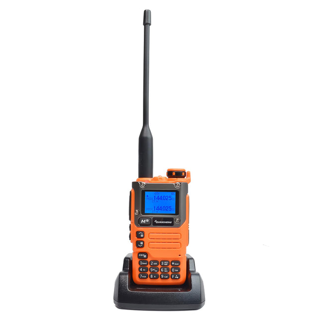 QUANSHENG UV-K6 5W raadiosaatja, pika levialaga laetav pihuraadio täiskasvanutele, politseiraadio FM, NOAA, C-tüüpi laadimisega, 200 kanaliga (UV-K6)