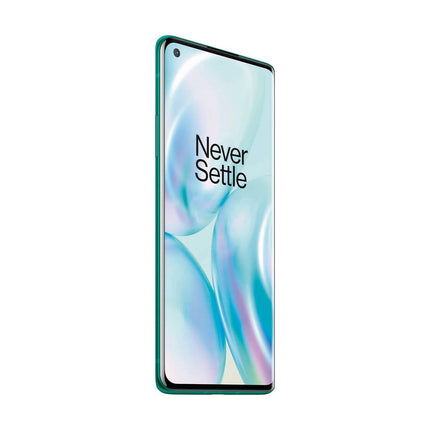 OnePlus 8 (5G) nutitelefon ilma lepinguta, 12 GB + 256 GB salvestusruumi, 6,55-tolline AMOLED 90Hz ekraan, 4300 mAh aku, kolmekordne kaamera, kahekordne SIM-kaart - roheline