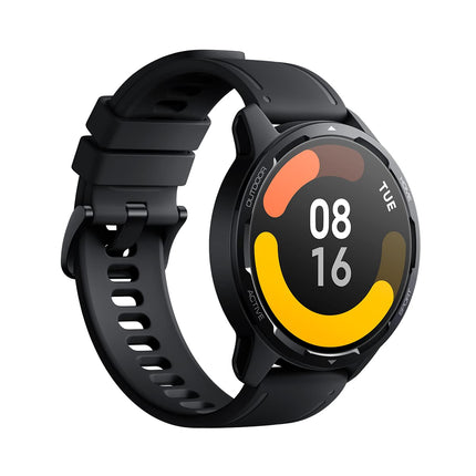 Xiaomi Watch S1 Active Smartwatch (1.43" AMOLED HD; 117 training modes; SpO2, heart rate &amp; sleep monitoring; Bluetooth; NFC; GPS, 5 ATM, up to 12 days battery life, Alexa) Black, XM100024