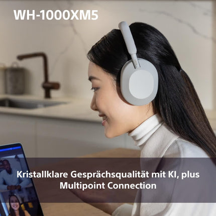 Sony WH-1000XM5 juhtmevabad Bluetooth-mürasummutavad kõrvaklapid (30-tunnine aku tööiga, puutetundlik andur, rakendus Headphones Connect, kiire laadimine, Amazon Alexa jaoks optimeeritud, mikrofoniga peakomplekt) mustad