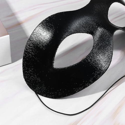 Cupimatchi maskiballi mask, mask, täiskasvanute kostüüm, must mask, karnevali ja halloweeni kostüümi aksessuaar