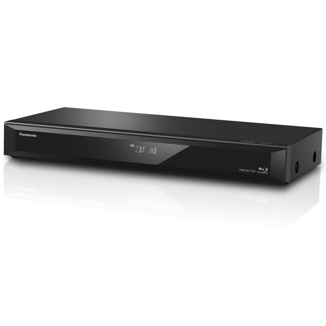 Panasonic DMR-BCT760AG Blu-ray mängija ja salvesti kahe HD DVB-C tuuneriga, 500 GB kõvaketas, 4K ülesskaleerimine, Ultra HD, samaaegne salvestamine, Smart Ready, must