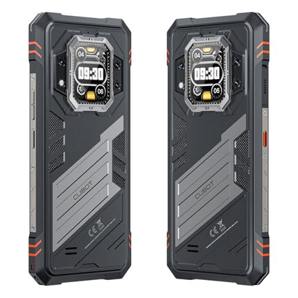 Cubot Kingkong Star 2-6.72" FHD+ nutitelefon, 24GB (12GB+12GB) RAM, 256GB ROM, 100 MP kolmekordne kaamera + 5 MP makro, 5100mAh aku, Android 14, MediaTek Dimensity 8200, must
