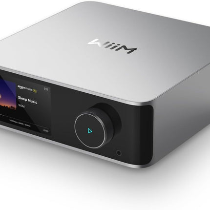 WiiM Ultra Music Streamer &amp; Digital Preamplifier | 3.5" Touchscreen, Compatible with Google Cast &amp; Alexa, Streams Spotify, Amazon Music, Tidal | HDMI ARC, Phono Input, Headphone Output | Silver