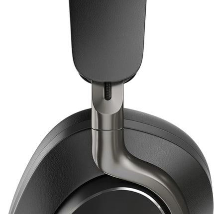 Bowers &amp; Wilkins PX8 lipulaevkõrvaklapid, millel on Bluetooth 5.0 ja kiirlaadimine, 30 tundi kõrglahutusega taasesitust ja sisseehitatud mikrofon, mustad