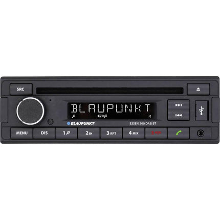 Blaupunkt Essen 200 DAB BT, 1-DIN autoraadio, DAB+, Bluetooth, CD, vabakäesüsteem, USB, Aux-sisend, 200W