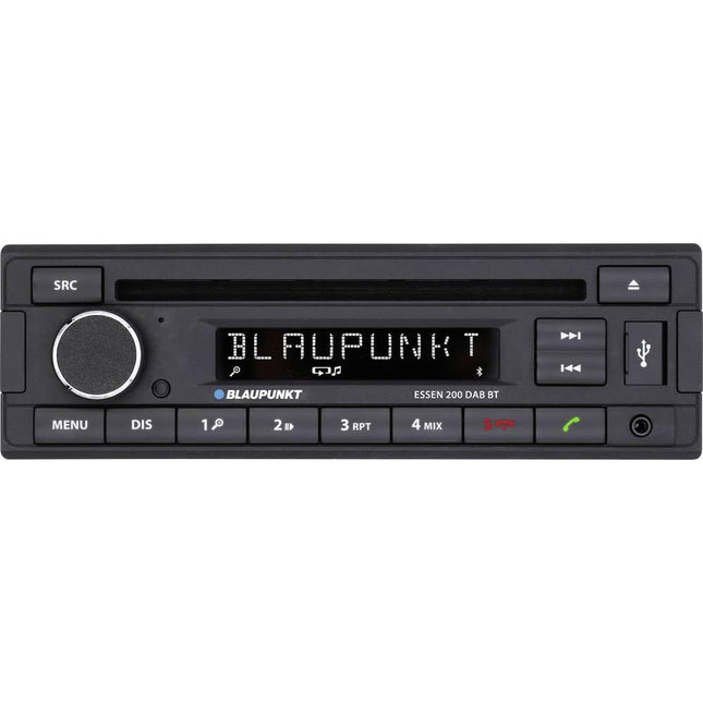 Blaupunkt Essen 200 DAB BT, 1-DIN car radio, DAB+, Bluetooth, CD, hands-free system, USB, Aux-in, 200W