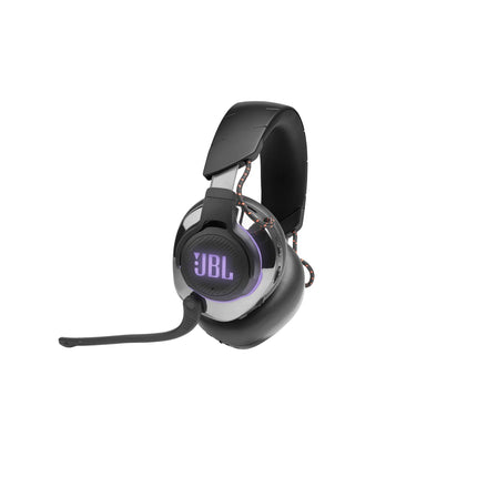 JBL Quantum 810 kõrvapealsed mängukõrvaklapid – juhtmevabad Bluetooth-peakomplekt aktiivse mürasummutuse ja ülespööratava mikrofoniga – kvantumruumiline heli – must