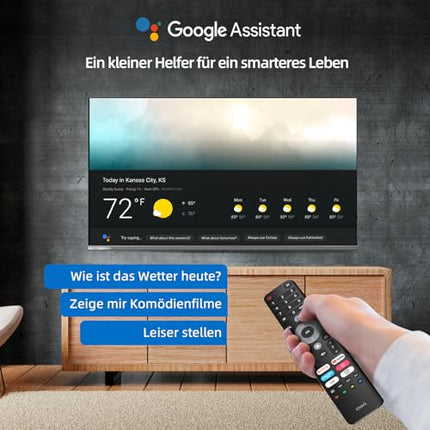 CHIQ 40-tolline (100 cm) nutiteler, FHD HDR10, Google TV, kolmekordne tuuner DVB-C/T/T2/S/S2, Dolby Audio, DBX-TV, sisseehitatud Chromecast, HDMI, USB, metallivaba