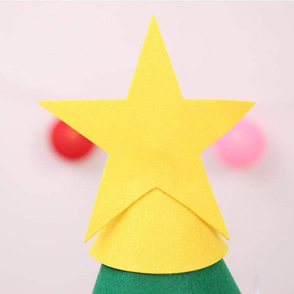 BAKAJI Christmas tree for children made of felt with 15 Christmas decorations + comet star Applicable size 70 x 50 cm Color green Decoration Christmas toy children's room